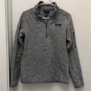 ash gray patagonia pullover